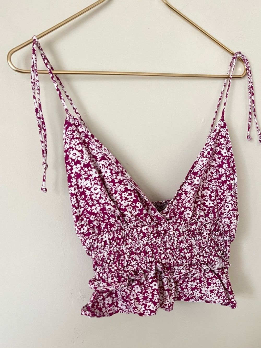 Sim & Sam Floral print summer cotton Cottagecore Women's Top M